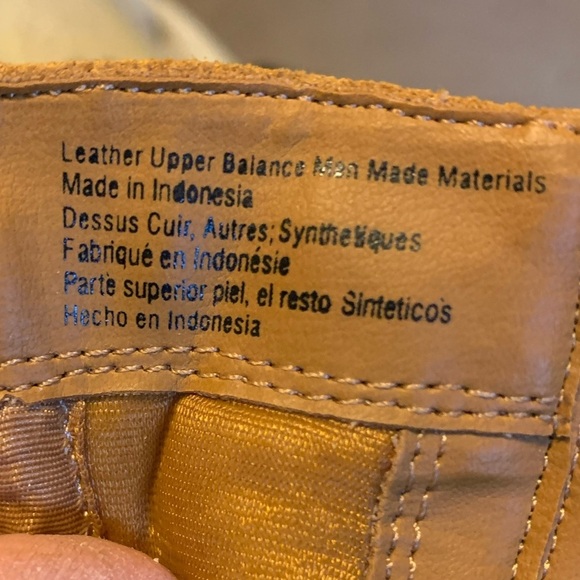 Predictions size 5 camel color suede fringe Ankle boots - Picture 7 of 10